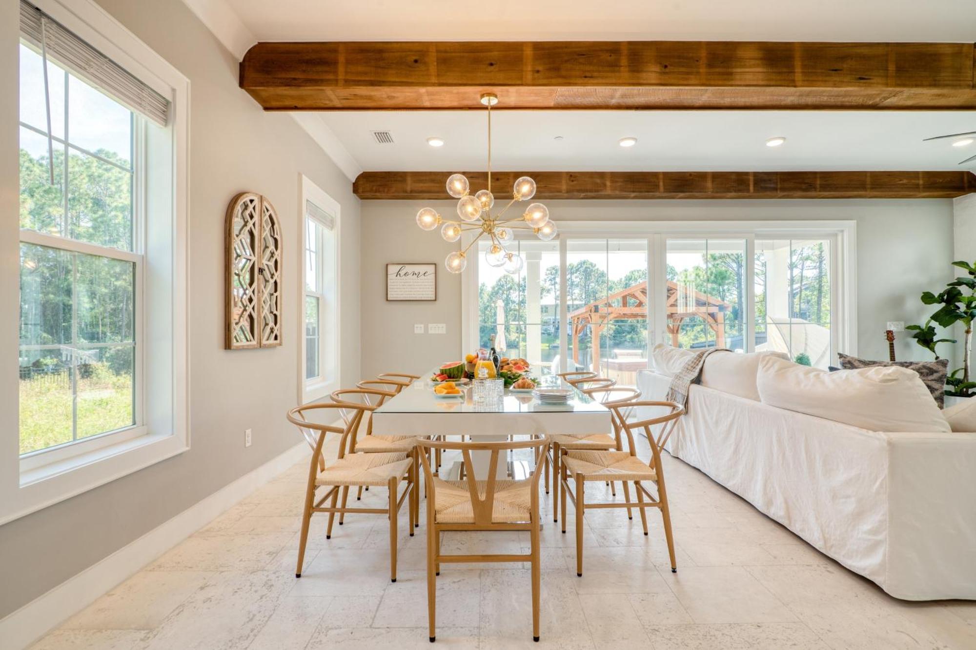 Edgewater By Avantstay Gorgeous Character Lakefront Home W Private Dock Destin Bagian luar foto